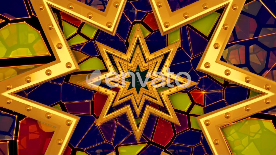 Stained Glass Tunnel Videohive 21666412 Motion Graphics Image 4