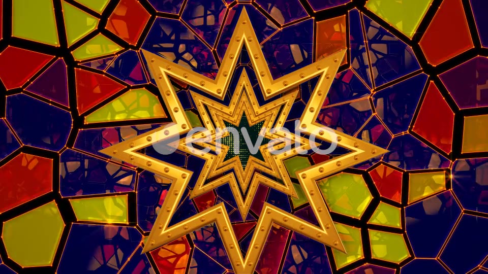 Stained Glass Tunnel Videohive 21666412 Motion Graphics Image 5
