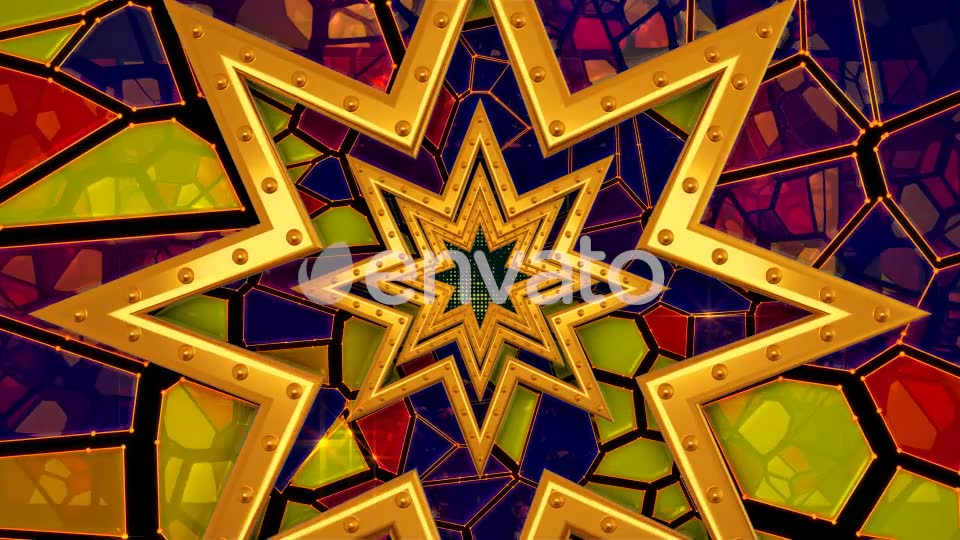 Stained Glass Tunnel Videohive 21666412 Motion Graphics Image 6