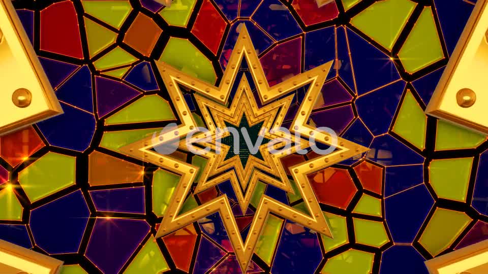 Stained Glass Tunnel Videohive 21666412 Motion Graphics Image 7