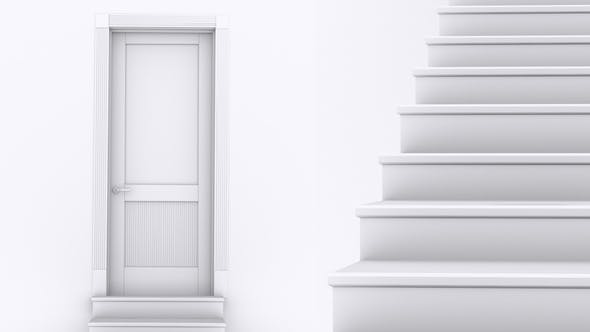 Staircase to Door Open - Download Videohive 7559959