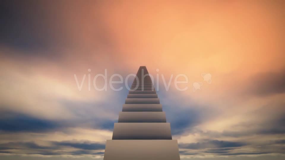Stairs to Sky Walking to Heaven Videohive 19534217 Motion Graphics Image 1