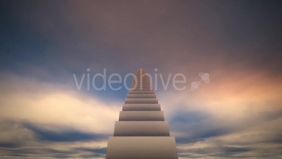 Stairs to Sky Walking to Heaven Videohive 19534217 Motion Graphics Image 8