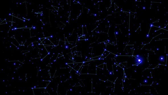 Star Lights Particles Flying Through Space Sky Background - Download Videohive 21421117