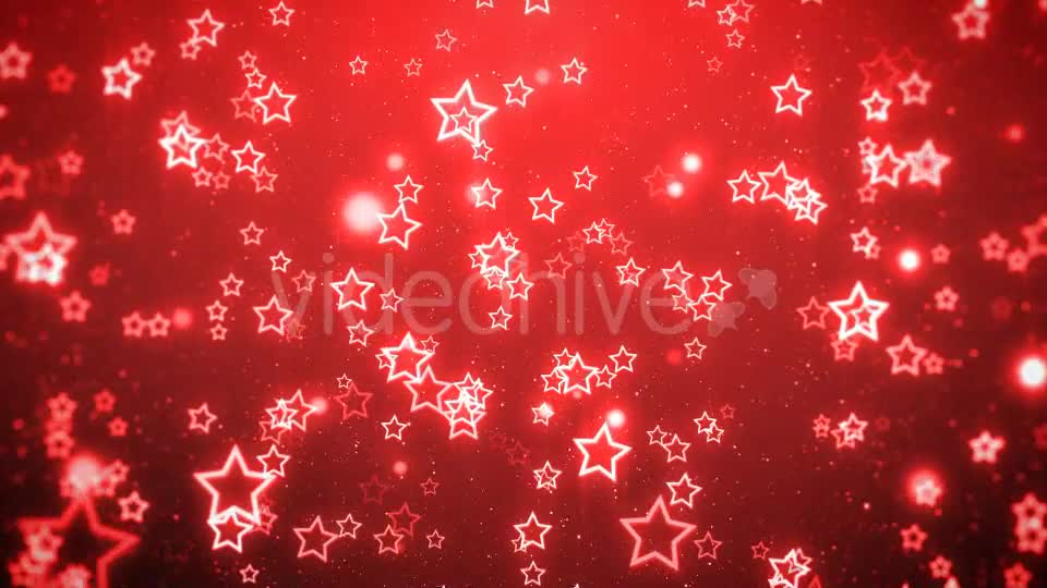 Star Red Flying Videohive 17869623 Motion Graphics Image 1