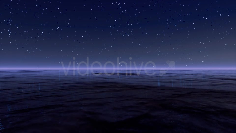 Starry Night At Sea 4K Videohive 20501902 Motion Graphics Image 2