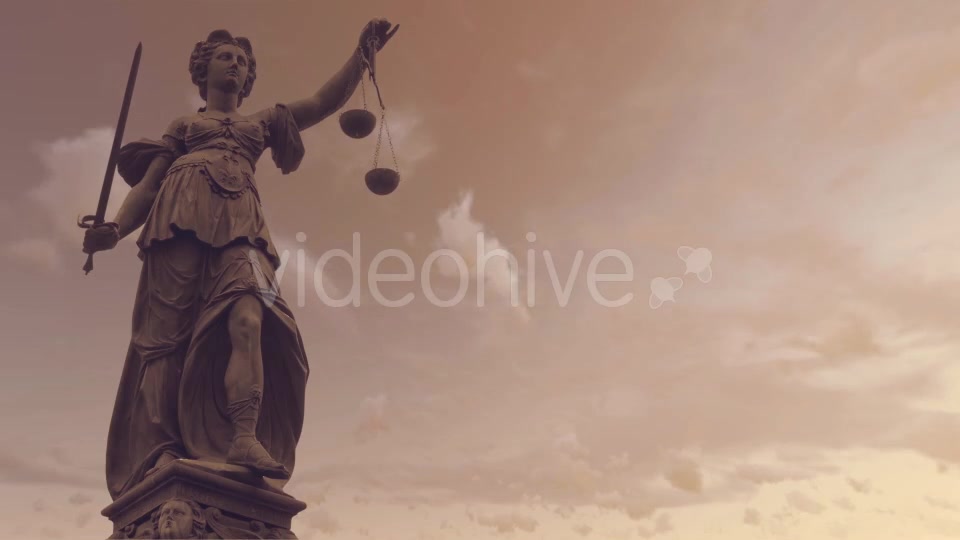 Statue of Lady Justice With Dark Weather Videohive 19763440 Motion Graphics Image 2