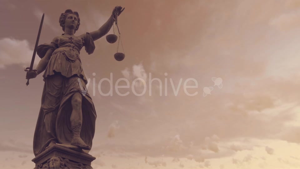 Statue of Lady Justice With Dark Weather Videohive 19763440 Motion Graphics Image 6