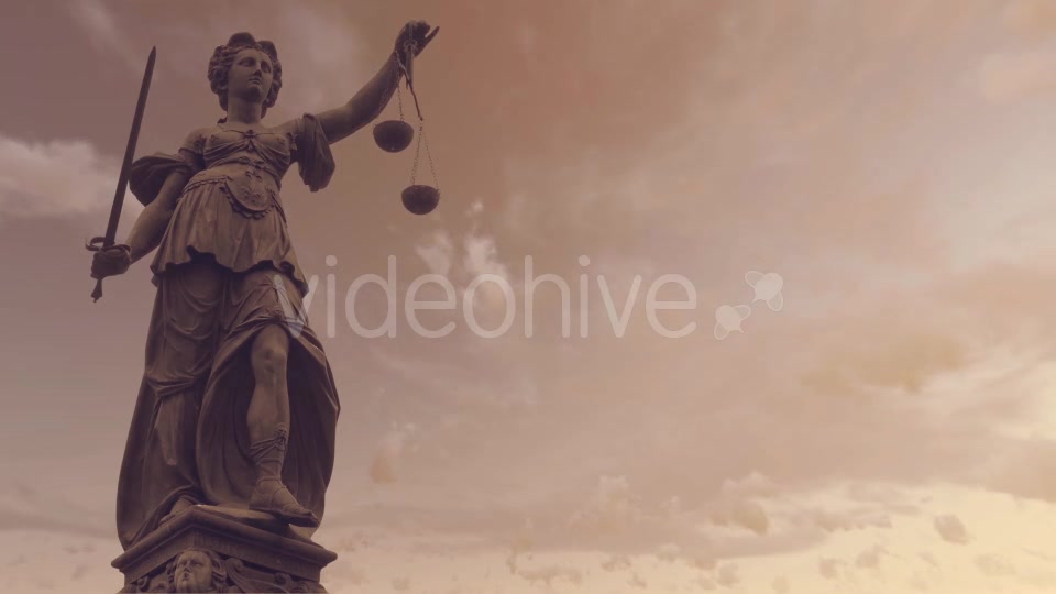 Statue of Lady Justice With Dark Weather Videohive 19763440 Motion Graphics Image 8