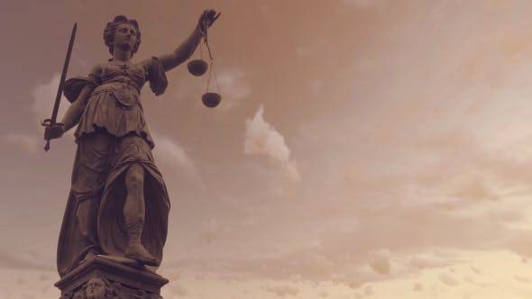 Statue of Lady Justice With Dark Weather - 19763440 Download Videohive