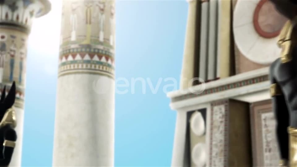 Statues of Anubis Near the Egyptian Columns Videohive 22076736 Motion Graphics Image 2