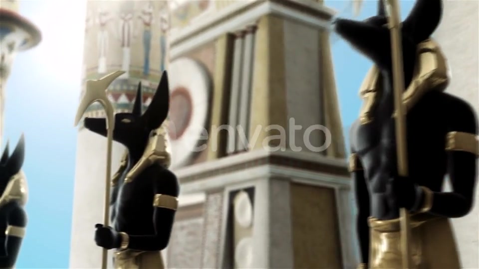 Statues of Anubis Near the Egyptian Columns Videohive 22076736 Motion Graphics Image 6