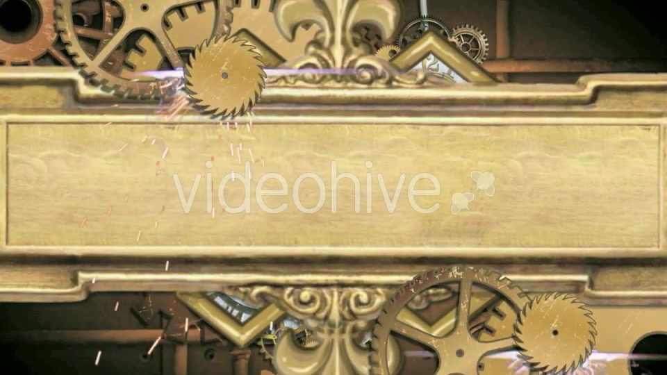 Steampunk Clock Gears Videohive 21128571 Motion Graphics Image 4