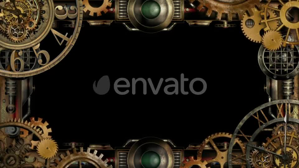 Steampunk Frame 01 Videohive 22366283 Motion Graphics Image 1