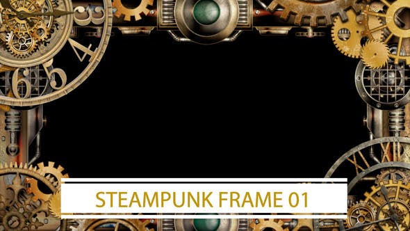 Steampunk Frame 01 - 22366283 Download Videohive