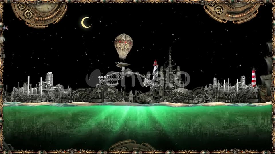 Steampunk The Golden Sea Videohive 25299923 Motion Graphics Image 10