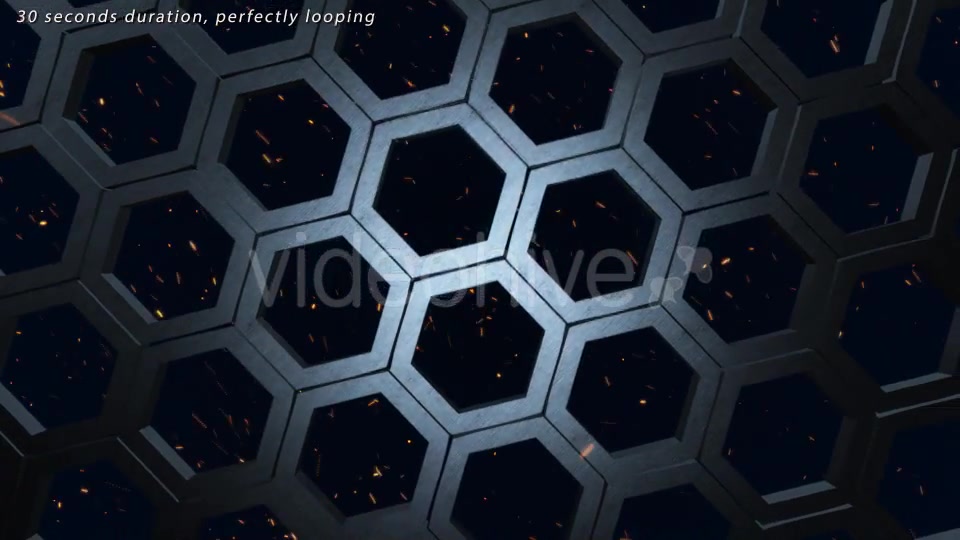 Steel Hexagons and Sparks Videohive 10070819 Motion Graphics Image 5