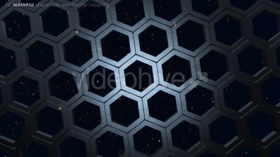 Steel Hexagons and Sparks Videohive 10070819 Motion Graphics Image 6
