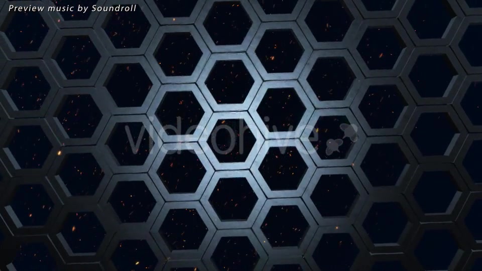 Steel Hexagons and Sparks Videohive 10070819 Motion Graphics Image 7