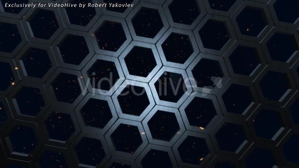 Steel Hexagons and Sparks Videohive 10070819 Motion Graphics Image 9