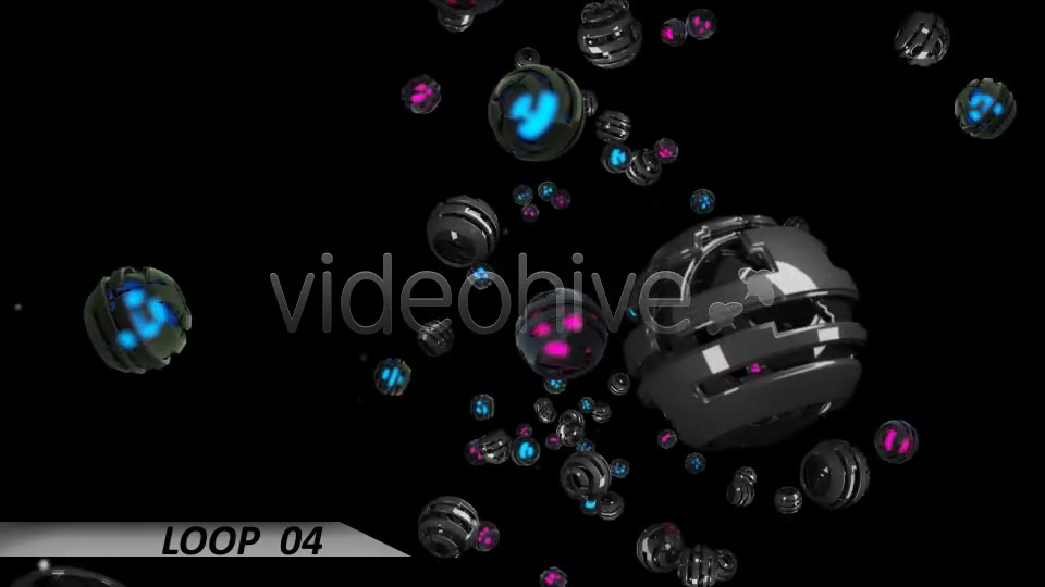 Steel Spheres Vj Loops (8 Pack) Videohive 7840989 Motion Graphics Image 5