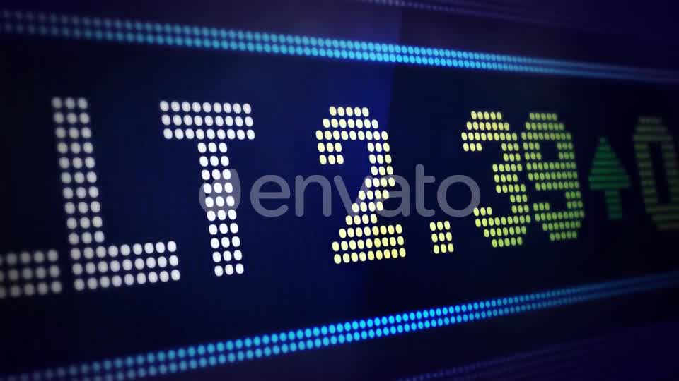 Stock Exchange Rates Flowing Videohive 22811670 Motion Graphics Image 1