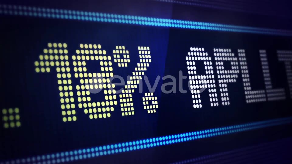 Stock Exchange Rates Flowing Videohive 22811670 Motion Graphics Image 10