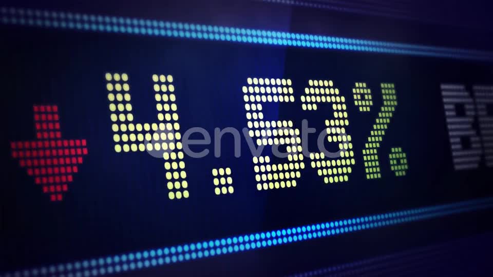 Stock Exchange Rates Flowing Videohive 22811670 Motion Graphics Image 2