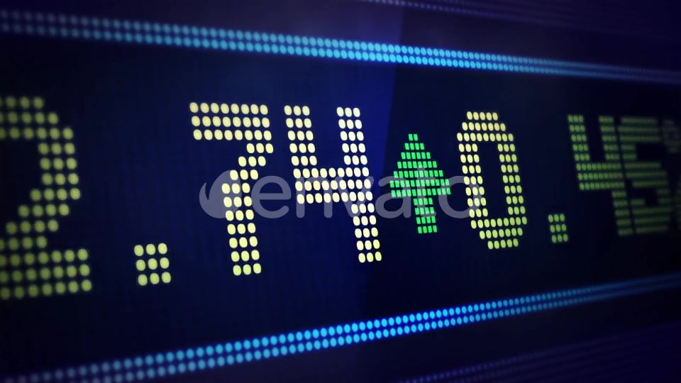 Stock Exchange Rates Flowing Videohive 22811670 Motion Graphics Image 4