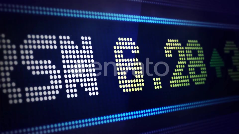 Stock Exchange Rates Flowing Videohive 22811670 Motion Graphics Image 6