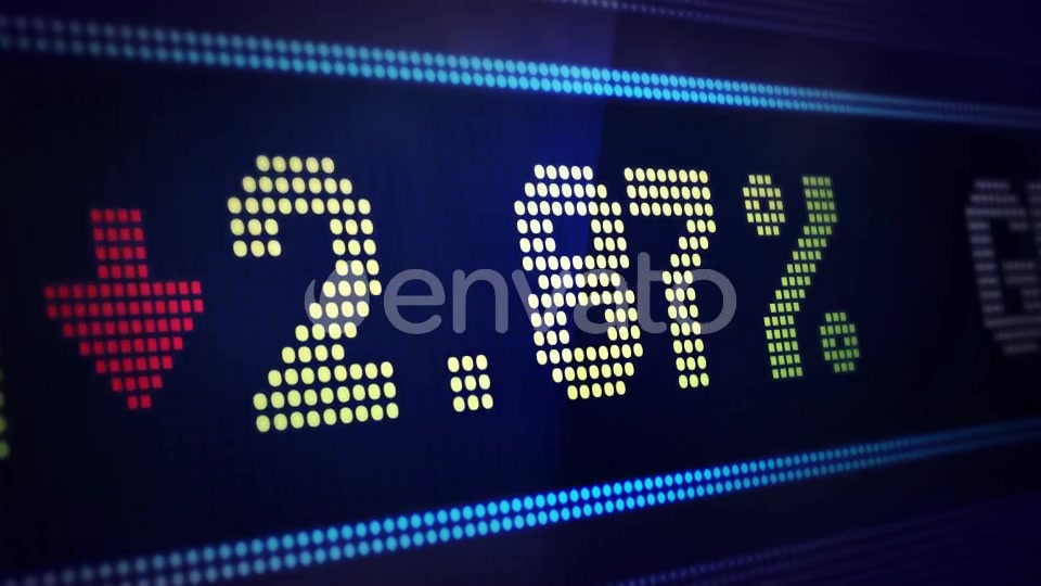 Stock Exchange Rates Flowing Videohive 22811670 Motion Graphics Image 7