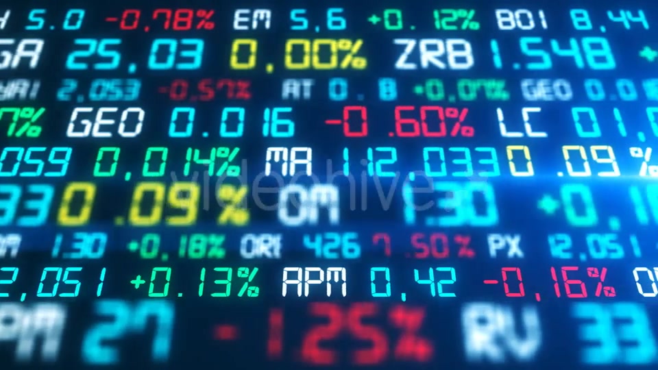 Stock Market Background Videohive 20283476 Motion Graphics Image 7