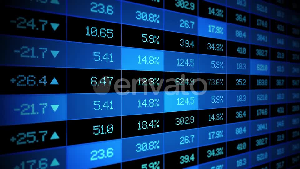 Stock Market Exchange Data Board Videohive 24599819 Motion Graphics Image 10