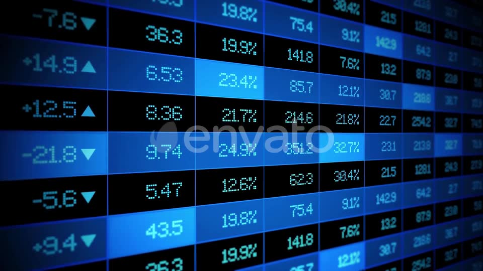 Stock Market Exchange Data Board Videohive 24599819 Motion Graphics Image 2