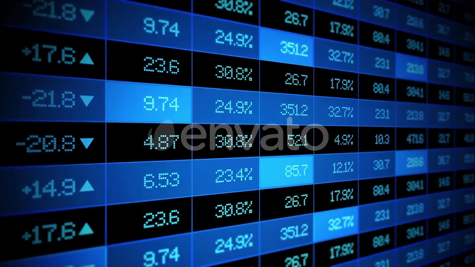 Stock Market Exchange Data Board Videohive 24599819 Motion Graphics Image 3