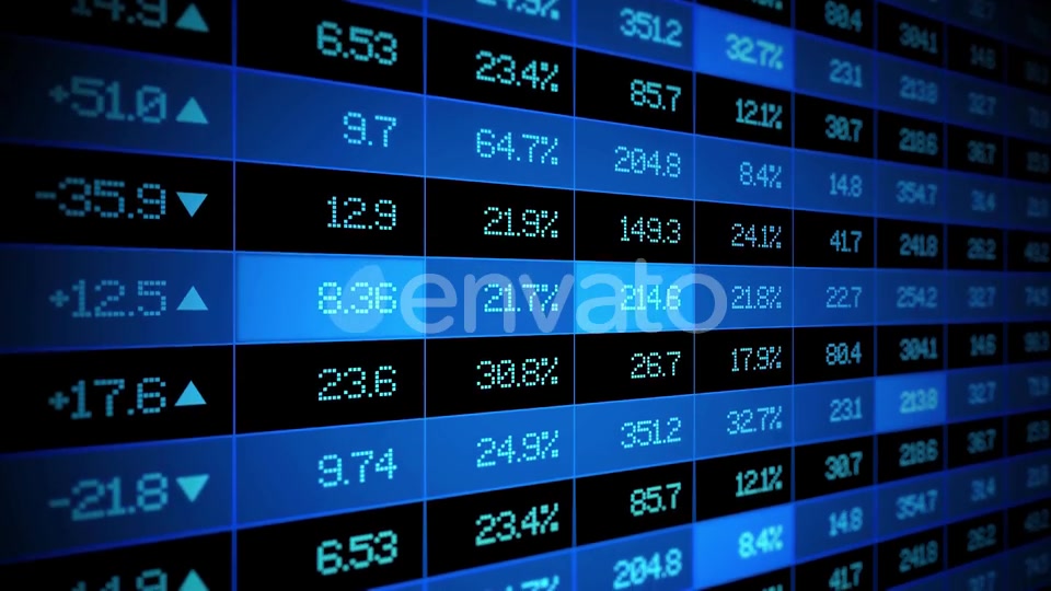 Stock Market Exchange Data Board Videohive 24599819 Motion Graphics Image 4
