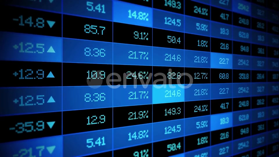 Stock Market Exchange Data Board Videohive 24599819 Motion Graphics Image 5