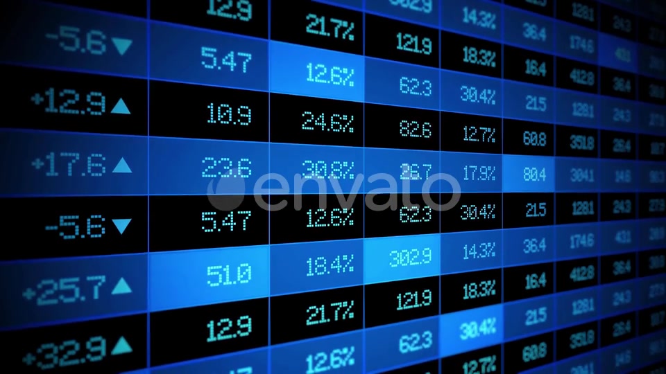 Stock Market Exchange Data Board Videohive 24599819 Motion Graphics Image 6