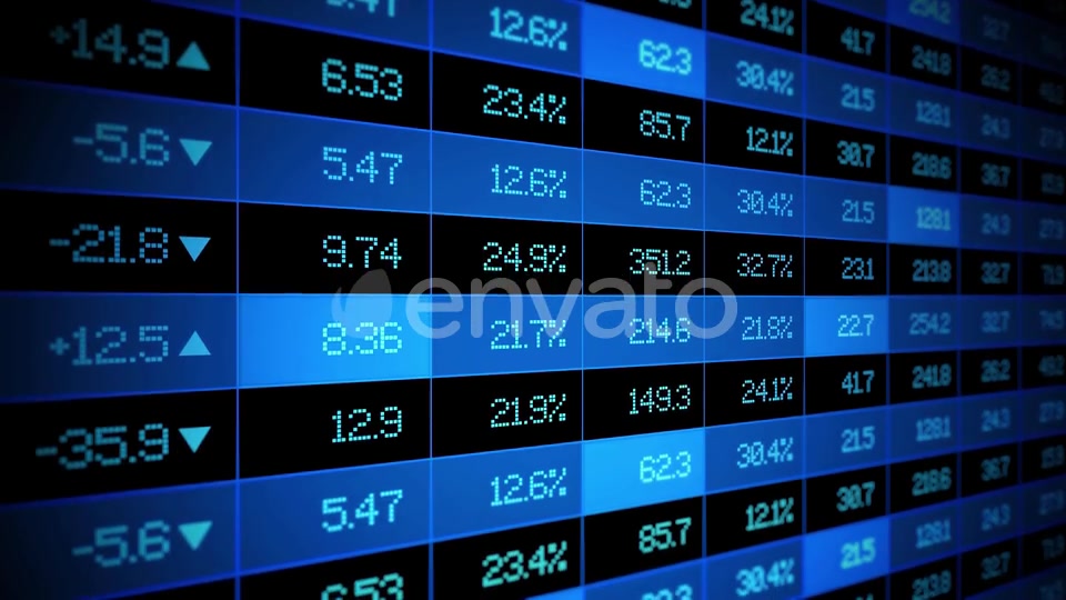 Stock Market Exchange Data Board Videohive 24599819 Motion Graphics Image 7