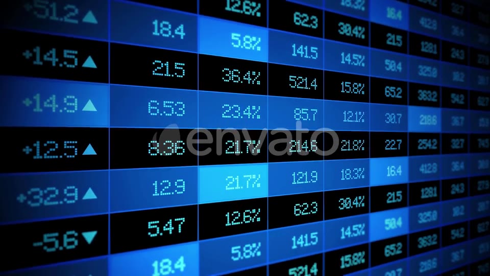 Stock Market Exchange Data Board Videohive 24599819 Motion Graphics Image 8