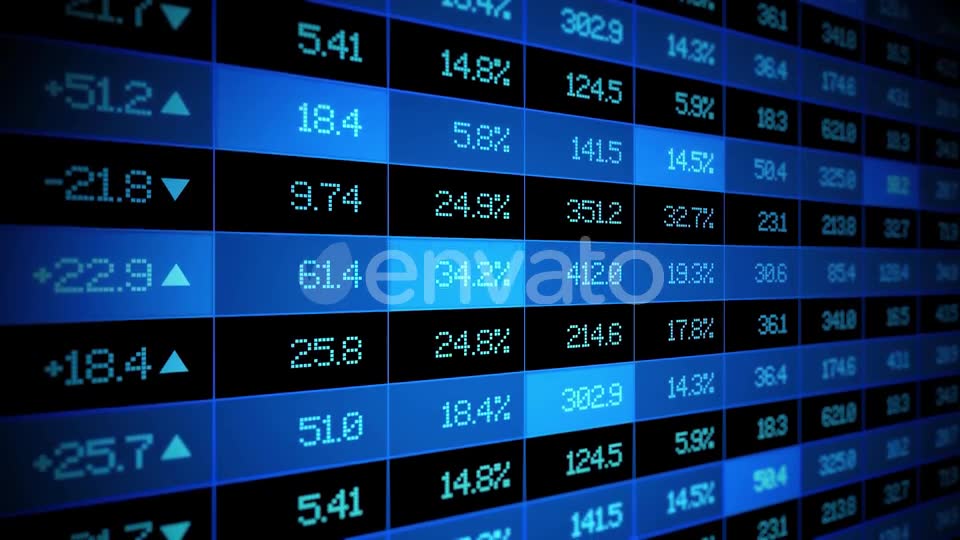 Stock Market Exchange Data Board Videohive 24599819 Motion Graphics Image 9