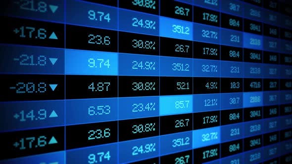 Stock Market Exchange Data Board - Download 24599819 Videohive
