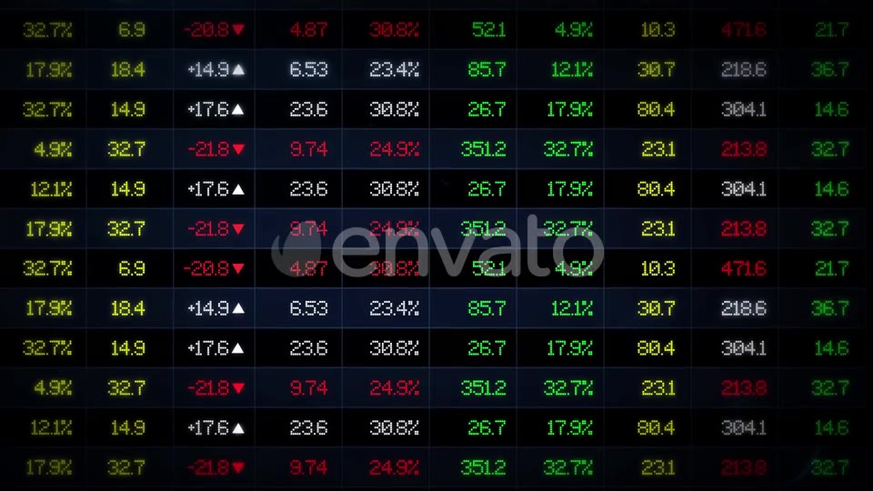 Stock Market Exchange Data Board Videohive 22917454 Motion Graphics Image 3