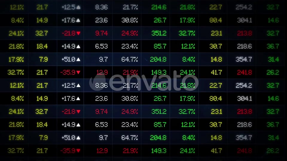Stock Market Exchange Data Board Videohive 22917454 Motion Graphics Image 4