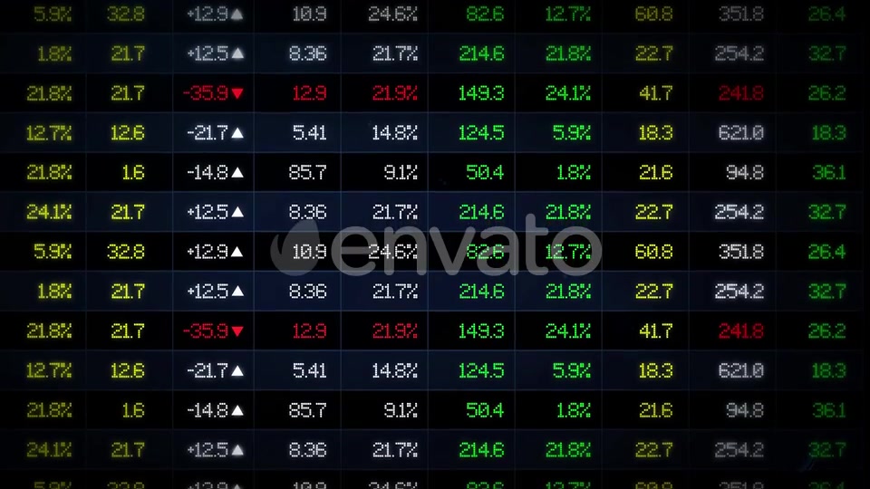 Stock Market Exchange Data Board Videohive 22917454 Motion Graphics Image 5