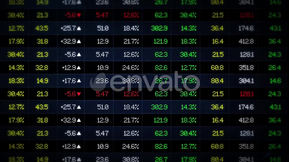 Stock Market Exchange Data Board Videohive 22917454 Motion Graphics Image 6