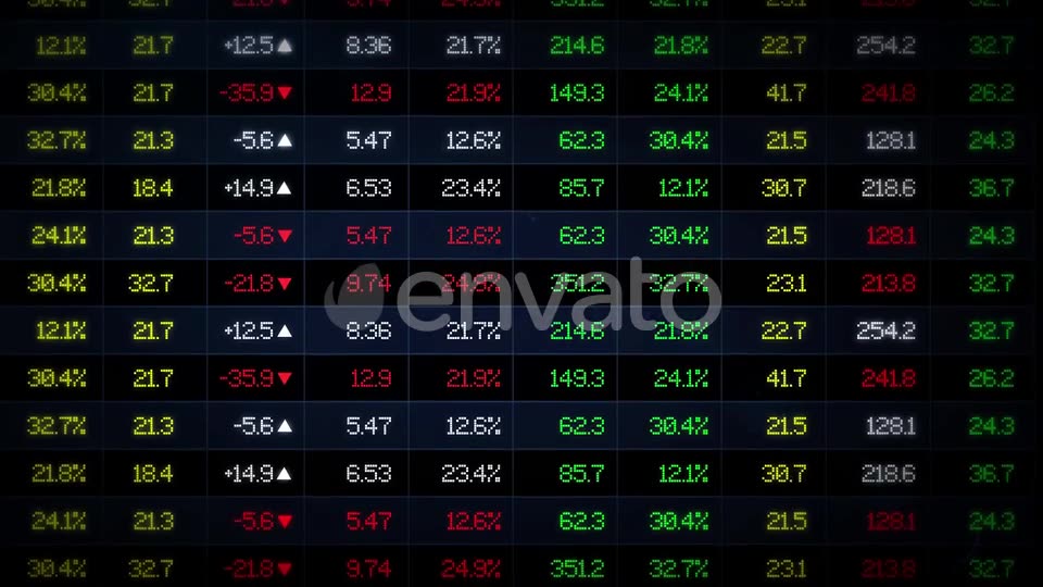 Stock Market Exchange Data Board Videohive 22917454 Motion Graphics Image 7