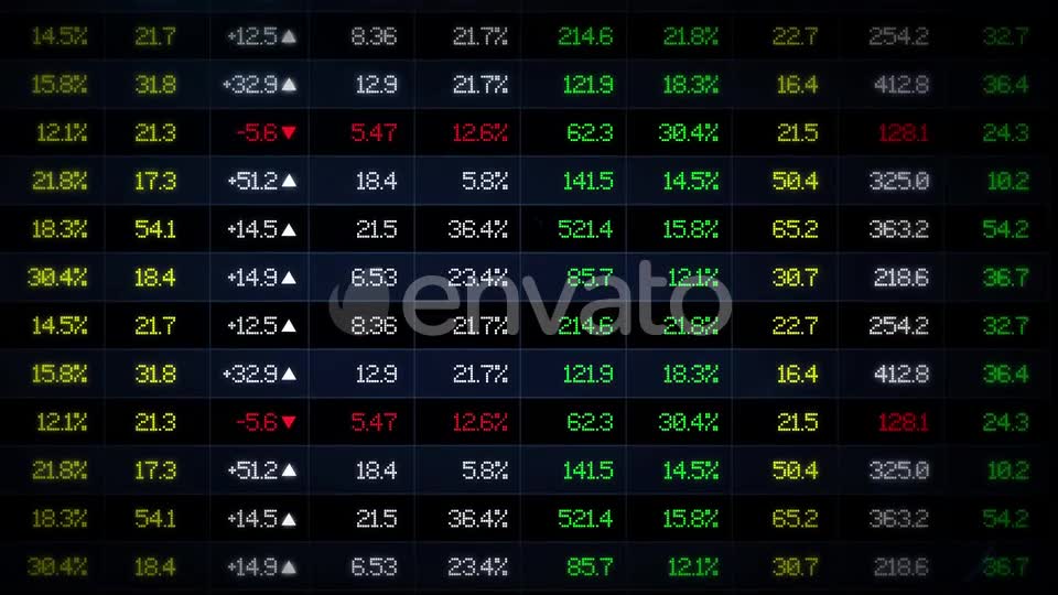 Stock Market Exchange Data Board Videohive 22917454 Motion Graphics Image 8
