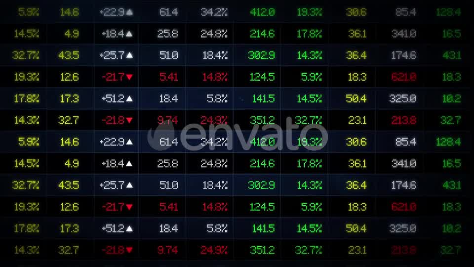 Stock Market Exchange Data Board Videohive 22917454 Motion Graphics Image 9