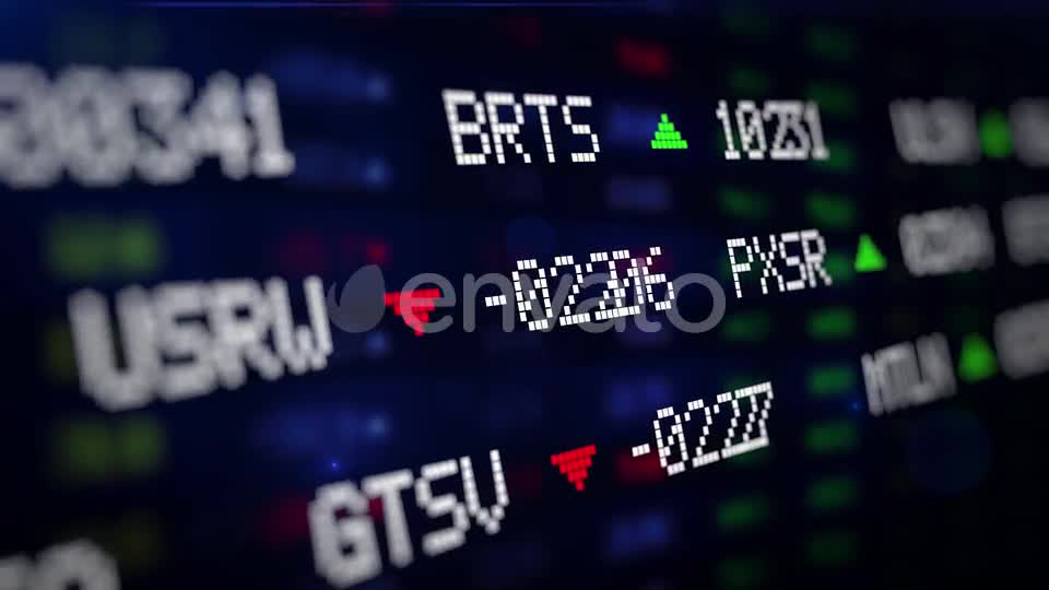 Stock Market Exchange Data Board Videohive 24537316 Motion Graphics Image 1